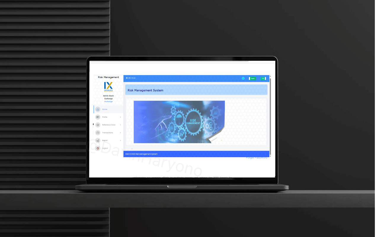 Backoffice Dashboard Risk management system